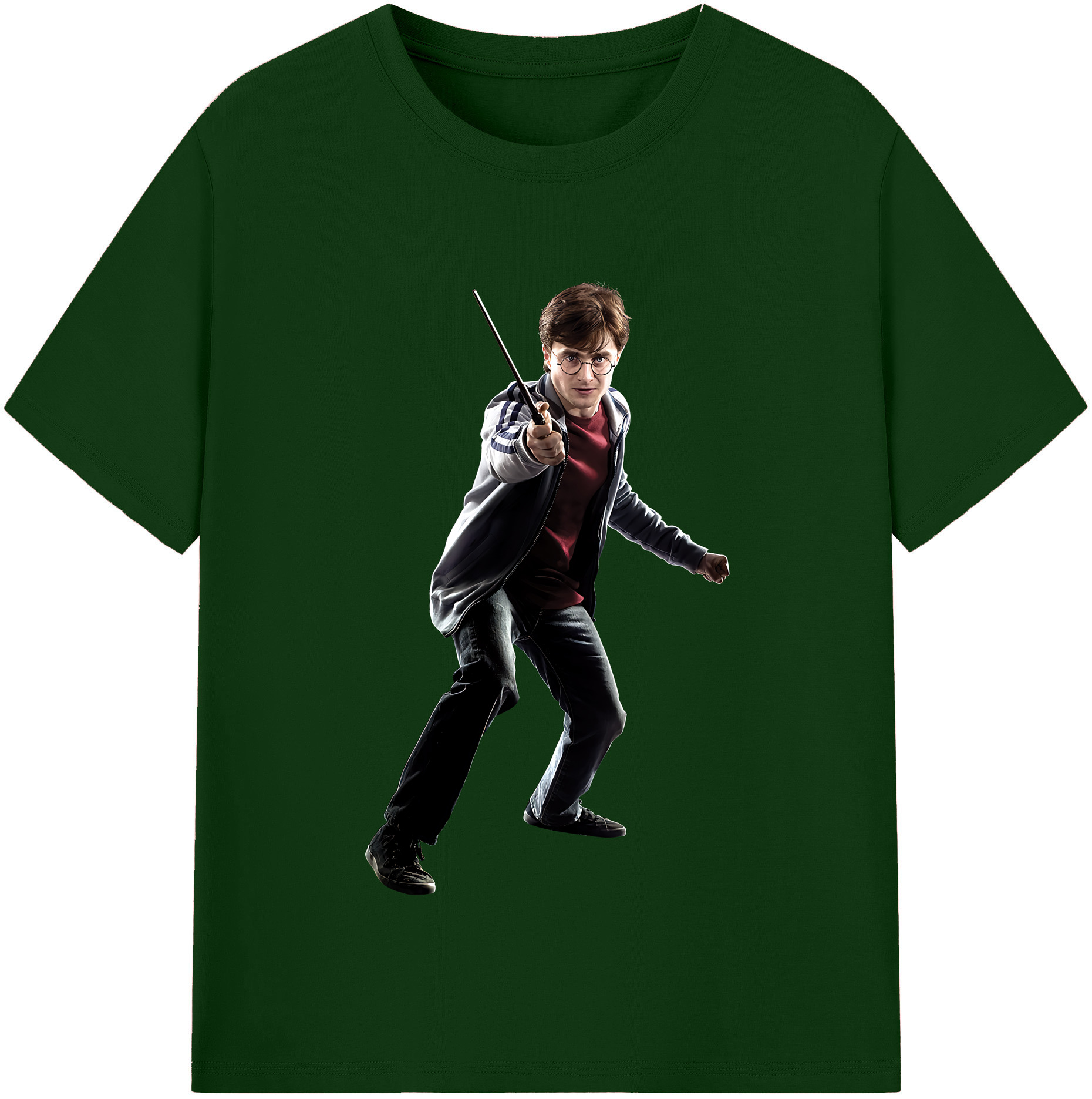 （画像用） Harry Potter ハリー・ポッターシリーズ 綿100％半袖Tシャツ（フロントプリント）